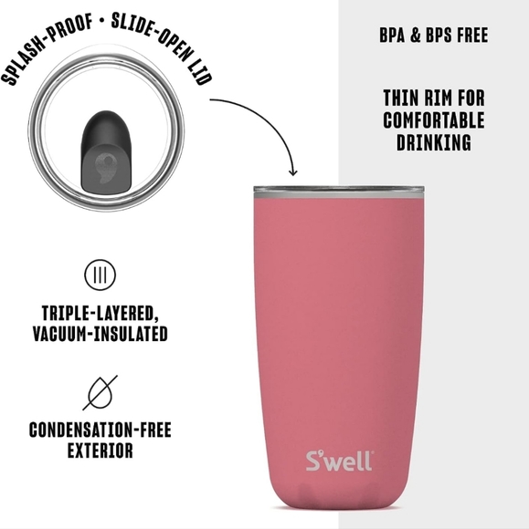 18oz/530ml S'well Tumbler Coral Reef Stone Collection - Picture 9 of 12